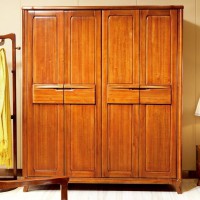 漢唐宮匠金絲柚木四門衣柜YG-1801#