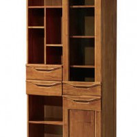 艾美儷家兩門書柜ST302B#