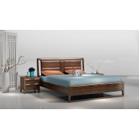 匯明創(chuàng)家藝致胡桃系列床C8F7