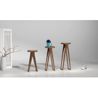 匯明創家藝致胡桃系列花架F842