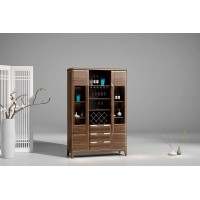匯明創(chuàng)家藝致胡桃系列酒柜G929