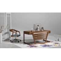 匯明創(chuàng)家藝致胡桃系列書(shū)椅A223書(shū)桌Z737
