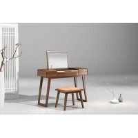 匯明創家藝致胡桃系列梳妝臺T230梳妝凳T327