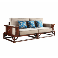 大家新中式三位沙發(fā)WSF-002