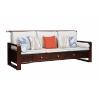 大家新中式三位沙發(fā)WSF-006