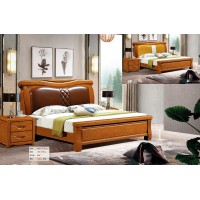 輝煌祥瑞橡膠木大床1817#帶軟包