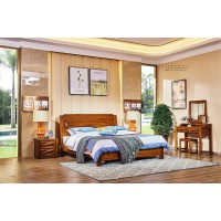 佐霖家具金絲柚木臥室系列04