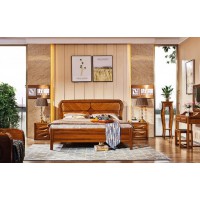 佐霖家具金絲柚木臥室系列07