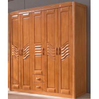 康龍美藝柚木色衣柜6303#