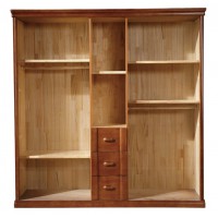 康龍美藝6610#五門衣柜內部結構