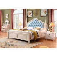 歐麗優床8606#(天藍軟包)