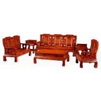 贛藝紅木沙發榮華富貴(123六件套)SF-08