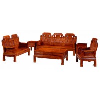 贛藝紅木沙發小如意(123六件套)SF-09