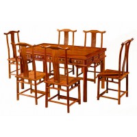 贛藝紅木明式西餐桌CZ-05