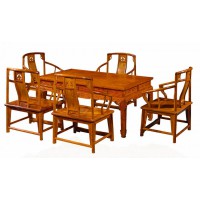 贛藝紅木拐子龍紋茶臺CT-01