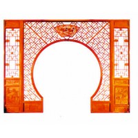 贛藝紅木博古架B-4017