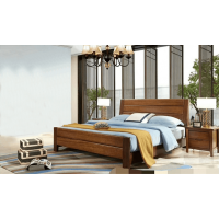 可可木語(yǔ)金絲檀木系列床：H902#