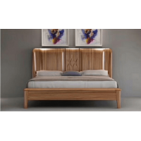 可可木語(yǔ)金絲檀木系列床：H903#