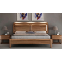 可可木語(yǔ)金絲檀木系列床：H907#