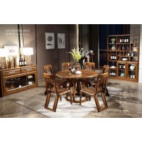 春晨家具胡桃木餐廳系列01