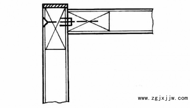 空心螺釘+螺栓接合