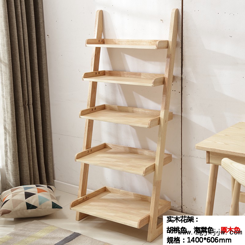 福榮康北歐實木花架01