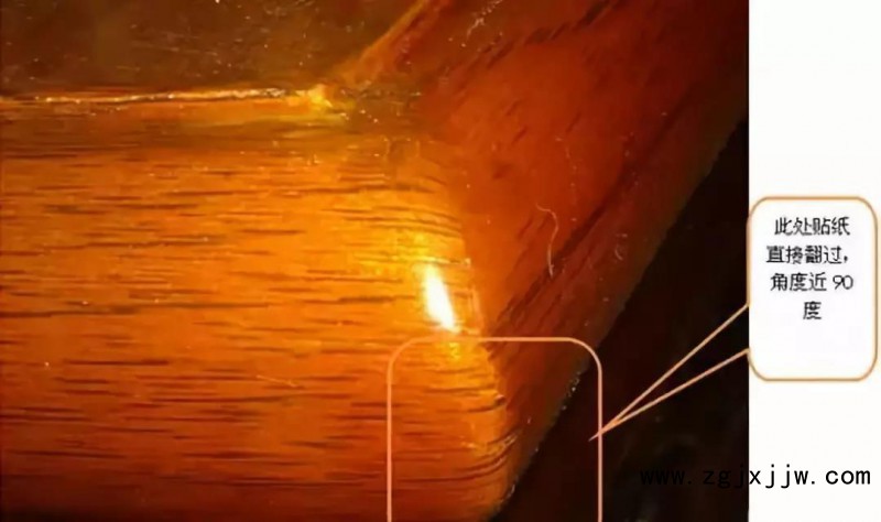 邊角處翻遍可超過90度彎角