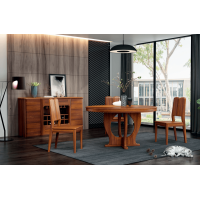 金奧藍家具德式胡桃木餐廳系列01