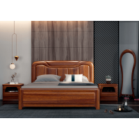 金奧藍家具德式胡桃木床W101#