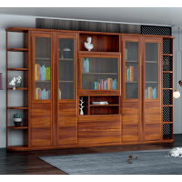 金奧藍家具德式胡桃木組合書柜S301#