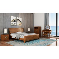 采木園水木烏金中式臥室妝臺