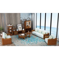 采木園水木烏金中式客廳01