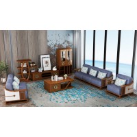 采木園水木烏金中式客廳04