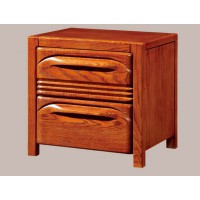春然紅橡床頭柜003#