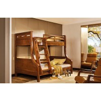 誰最美新德式金絲檀木兒童床8109#