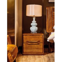 誰最美新德式金絲檀木床頭柜8120#