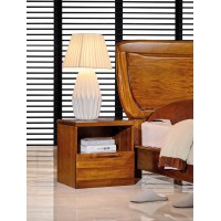 誰最美新德式金絲檀木床頭柜8122#