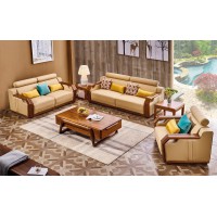 誰最美新德式金絲檀木沙發（1+2+3）8302#