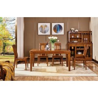 誰最美新德式金絲檀木餐桌8501#