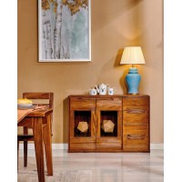 誰最美新德式金絲檀木餐邊柜8320#