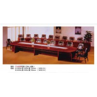 高騰家具不加玻璃雙層會(huì)議臺(tái)