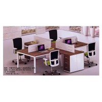 高騰家具方管四人位(組合職員臺、白色)