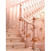 興達實木樓梯實木樓梯型號：XD-001