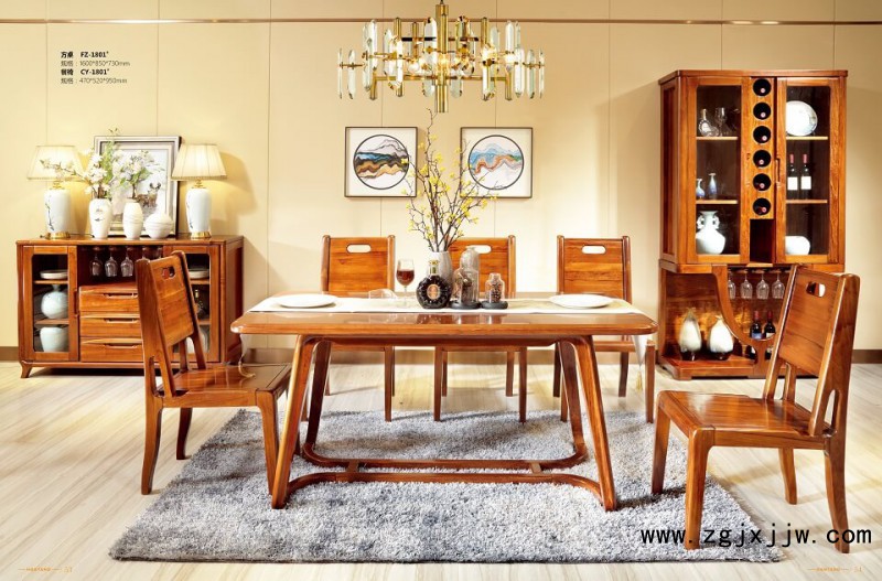 漢唐宮匠北歐金絲柚木家具