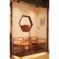 詩意東方新中式休閑椅