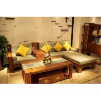 詩意東方新中式轉角沙發