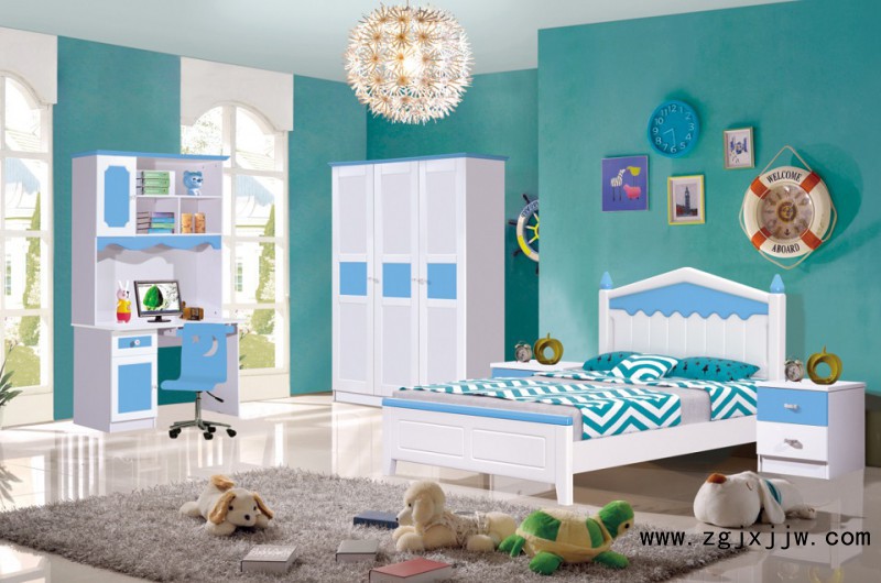 富利雅青少年小美韓式套房8806#(啞光白+淺綠/天藍(lán)色)2