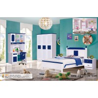 富利雅青少年小美韓式套房8813#(啞光白+寶藍/粉紅色)