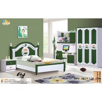 富利雅青少年小美韓式套房A1098#(啞光白+軍綠色)