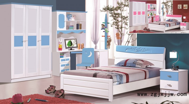 富利雅青少年彩色實木套房203#（天藍）